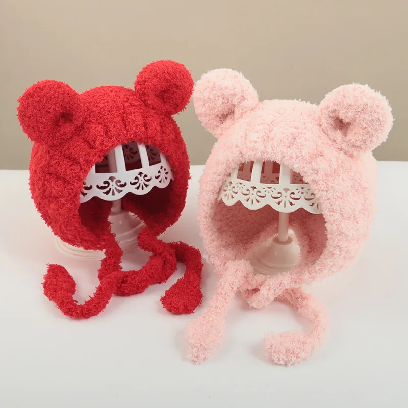 

Шерстяная шапка для девочек, осенняя теплая зимняя шапка ручной работы, для новорожденных, для мальчиков от 6 месяцев до 3 лет, 2020