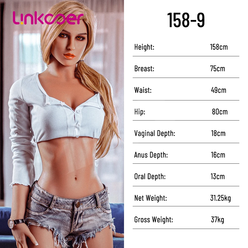 Linkooer 165 см Силиконовые Реалистичные секс куклы 158 сексуальная грудь хит