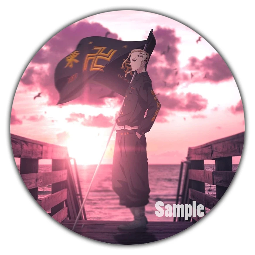 Броши с имитацией Токийского призрака имитация заката Классическая коллекция