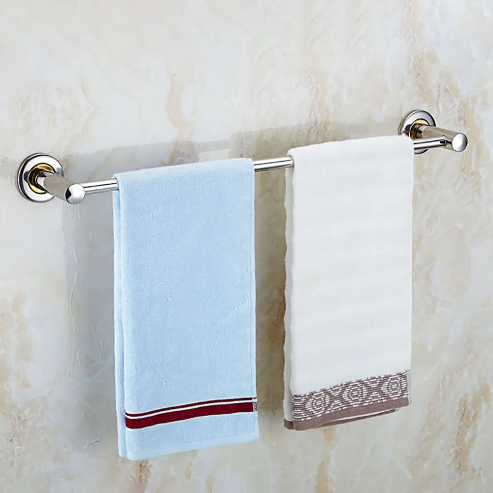 

Hanging Accessories Multifunction Towel Rack Solid Wall Mounted Stainless Steel Easy Clean Hotel Thickened Bathroom Modern