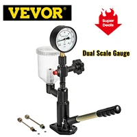vevor diesel fuel injector nozzles tester with dual scale gauge common rail diesel tester tool for automobiles and tractors