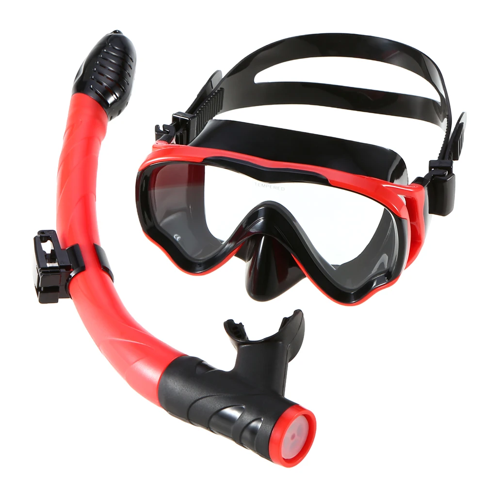 Детская маска для подводного плавания взрослых набор трубок профессиональные