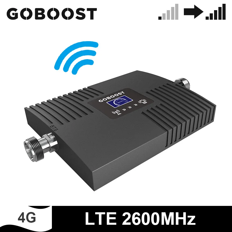 Усилитель сотового сигнала GOBOOST FDD LTE 2600 МГц 4g репитер телефона ленточный 7