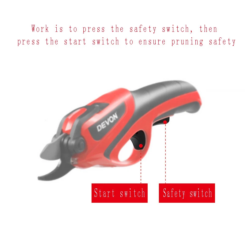 Садовые электрические ножницы с светодиодный ным переключателем беспроводной