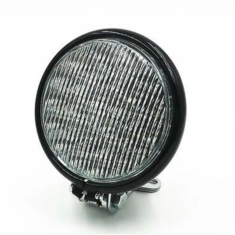 

5" Black LED Motorcycle Steel Headlight Cruiser Chopper Cafe Racer Old School VT