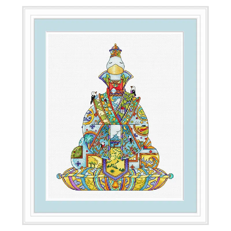 

Домашняя ручная вышивка, Набор для вышивки крестиком G1029 костюм 1 благоприятный богатый новый Fishxx