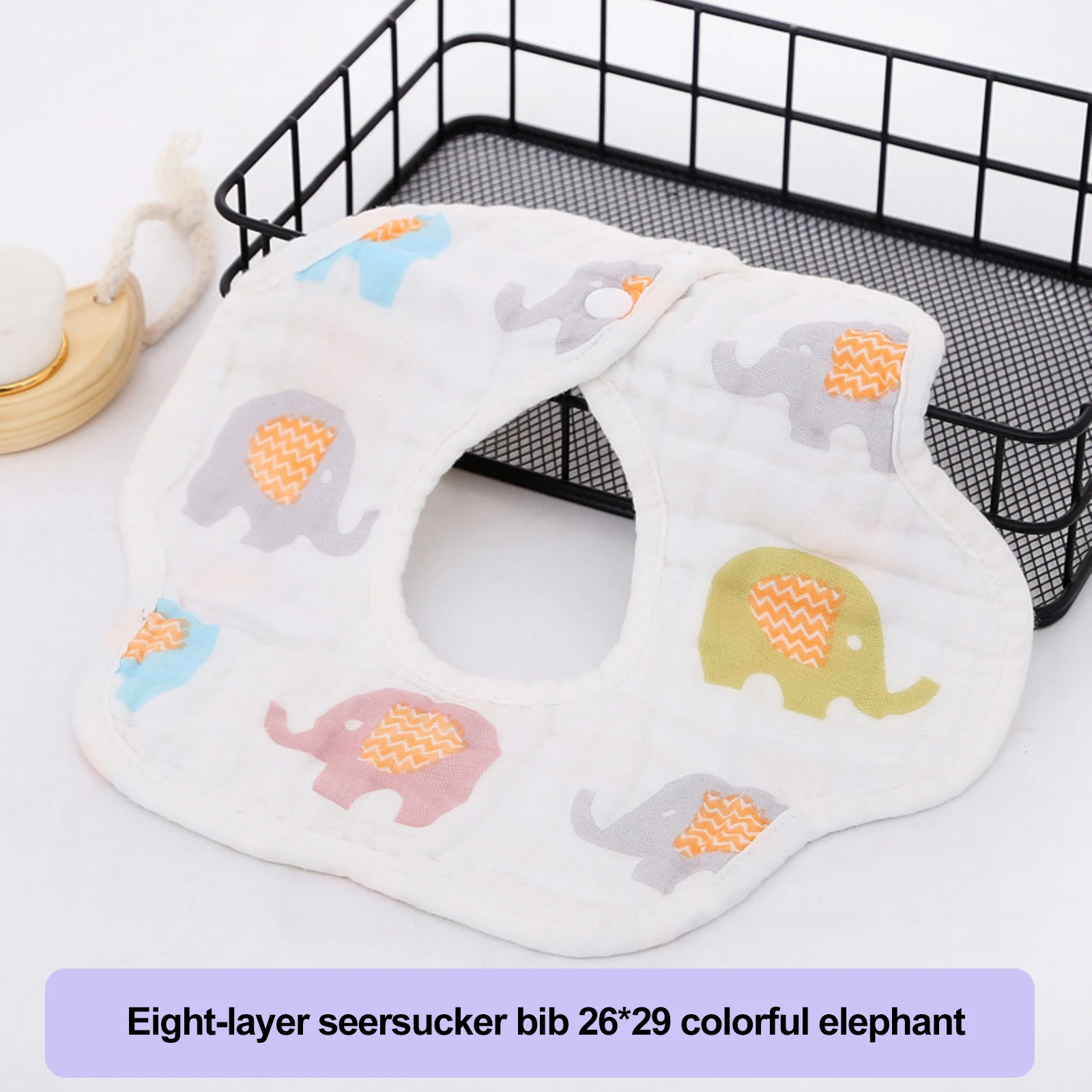 

Infant Bibs Petal Shape 6 Layers Of Cotton Burp Cloths Cartoon Print Saliva Towel Infant Toddler Boys Girls Feeding Bandana Bib