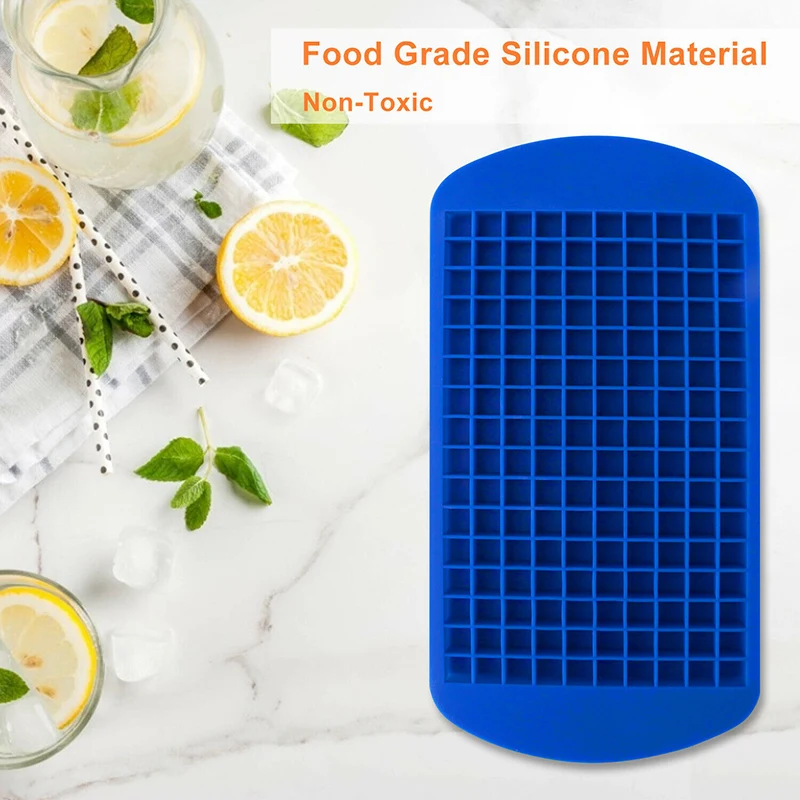 Ices Cubes Maker Формочки 160/150 сетки Мини Маленькие подносы силиконовый бар для виски и