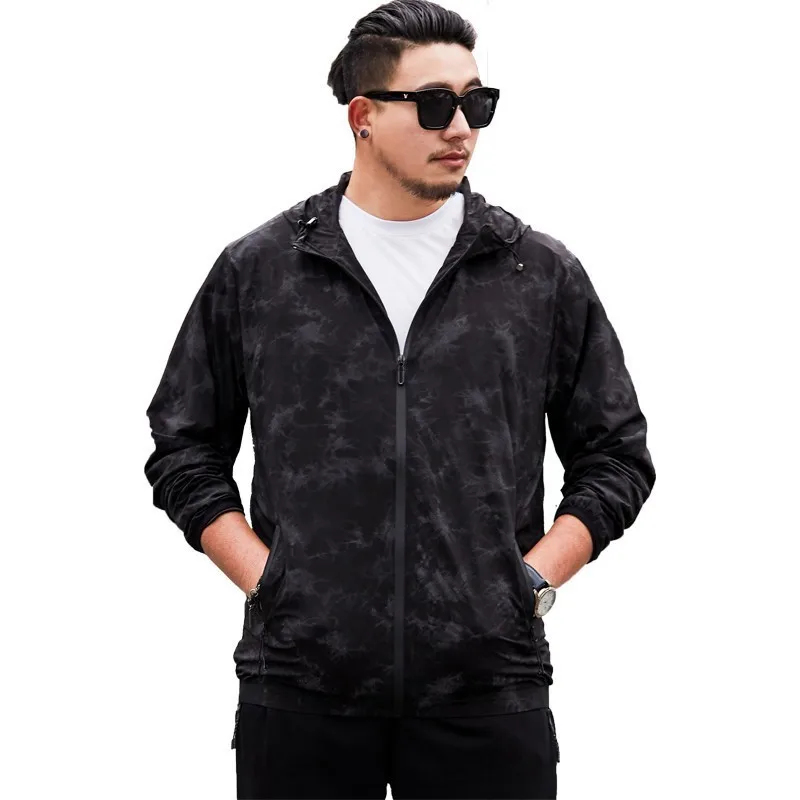 

8XL 7X big size Spring Autumn Mens Casual Camouflage Hoodie Jacket Men Clothes Men's Windbreaker Coat Male Outwear Camo Clothing