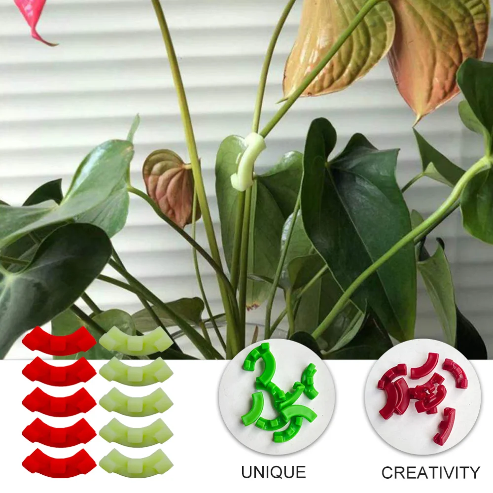 1 комплект из 10 шт. 90 градусов завод блендер помощник для сада (красный