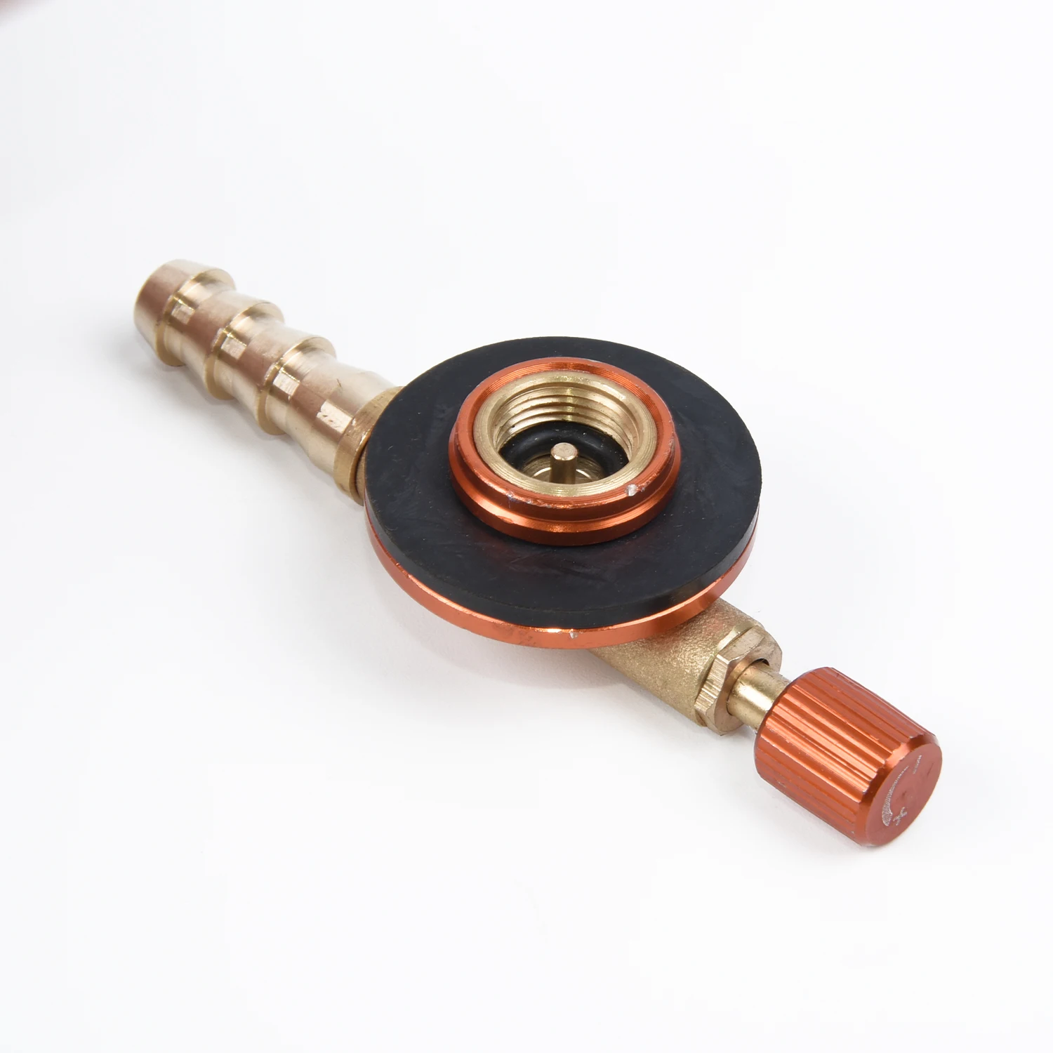 

Stainless Steel Outdoor Burner Switch Stove Safe Switching Charging Inflatable Valve Adapter Flat Gas Tank Valve Stove Tools