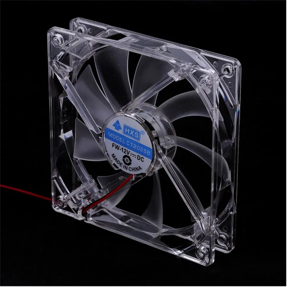 

Five Colors Light PC Computer Fan Quad 4 LED Light 120mm PC Computer Case Cooling Fan Mod Quiet Molex Connector CPU Cooler Fan