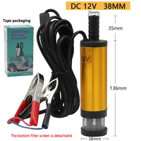 12v dc mini diesel fuel water oil car camping fishing submersible transfer pump wholesale free shipping