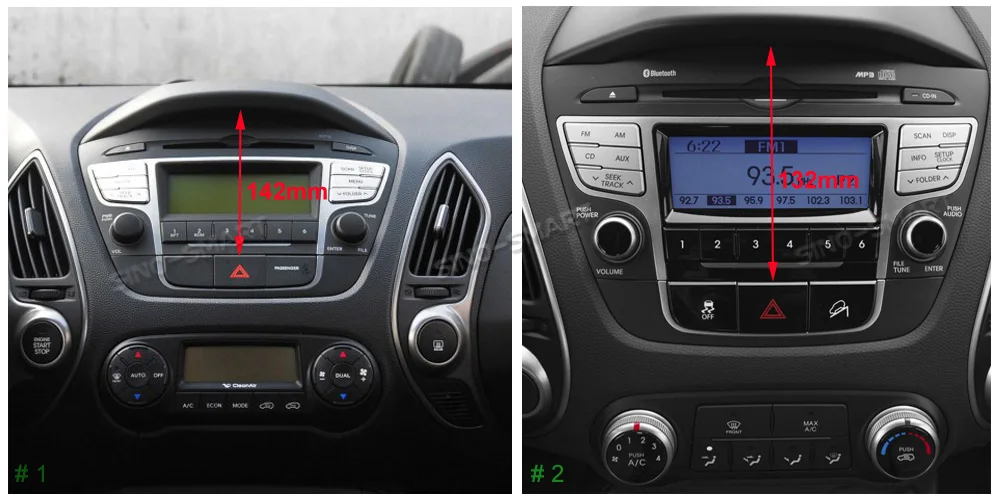 SINOSMART 2.5D ips/QLED экран 1 г/2 г gps навигационный плеер для hyundai Tucson IX35 2009-, 32EQ DSP, 4 г опционально
