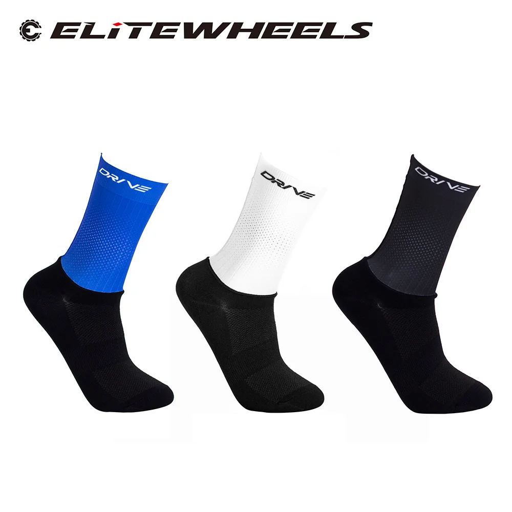

ELITEWHEELS Brand Customization Cycling Sports Socks Women And Men Bicycle Outdoor Running Compression Anti-skid Bike Sport Sock