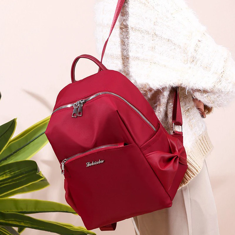 Новый Модный женский рюкзак с защитой от кражи прочный тканевый школьный Оксфорд