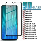 9D полное закаленное стекло на Redmi Note 8 9 10 Pro Max 8T 9T 10T 9S 10S для Xiaomi Redmi 8 8A 9 9A 9C Защитная пленка для экрана