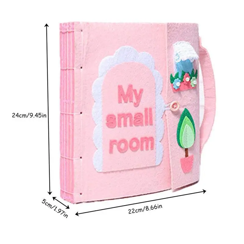

DIY Book Felt Quiet Books Baby Early Cognitive Toys Handmade Educational Book For Kid Baby Gift