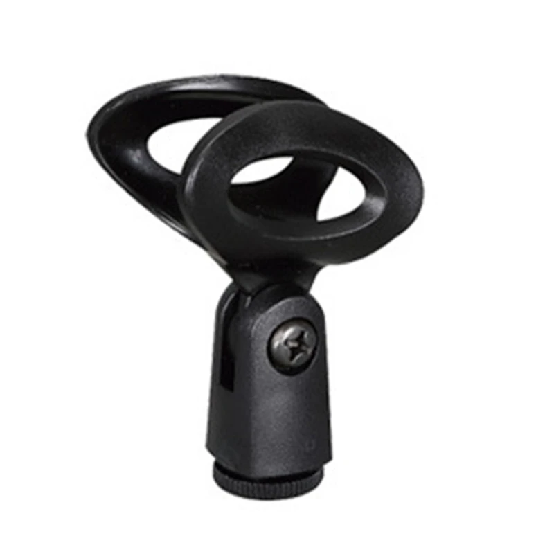 NEW U Clamp Mic Microphone Stand Accessory Flexible Plastic Clip Holder Mount |