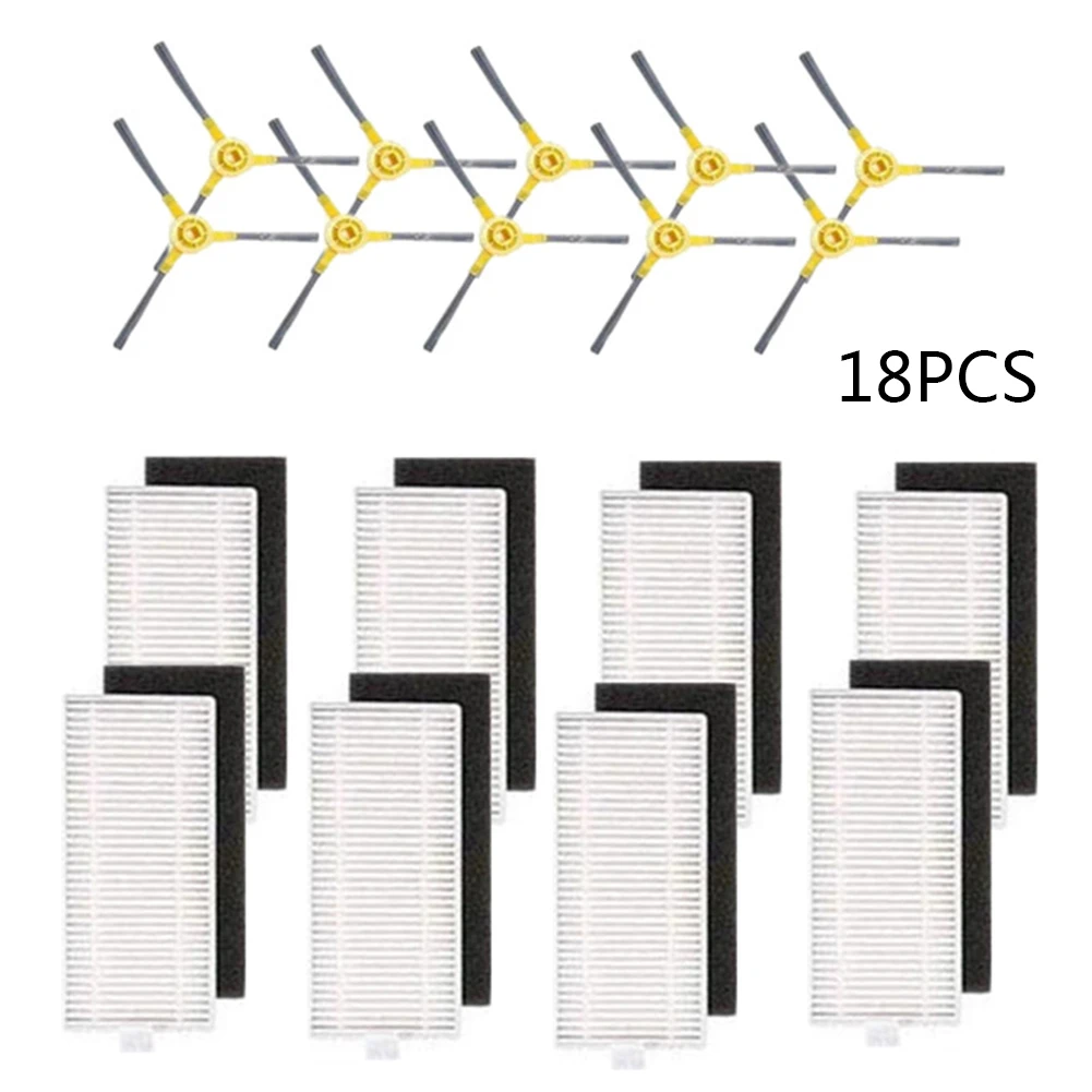 Набор для боковой щетки робота насадка на швабру с фильтром IKOHS NETBOT S15 SmartGo Сменные