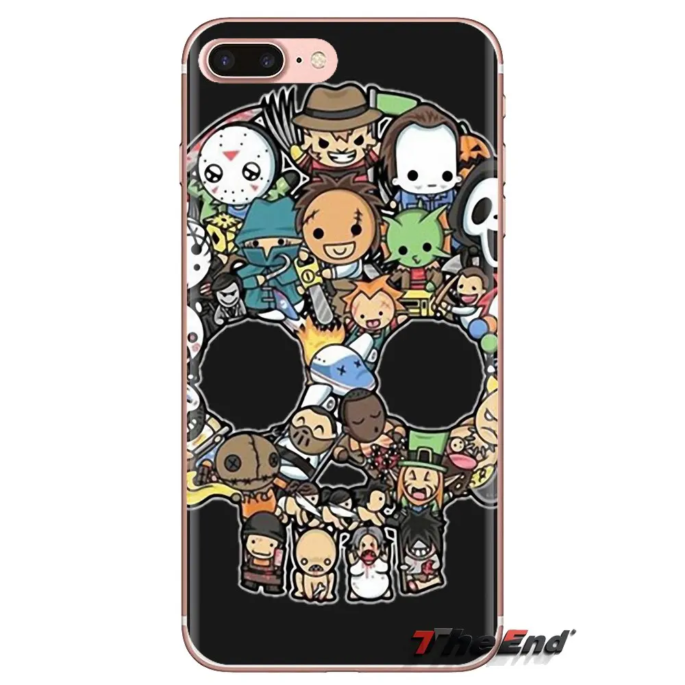 For Samsung Galaxy S3 S4 S5 Mini S6 S7 Edge S8 S9 S10 Plus Note 3 4 5 8 9 Soft Transparent Cases Covers movie Horror icons |
