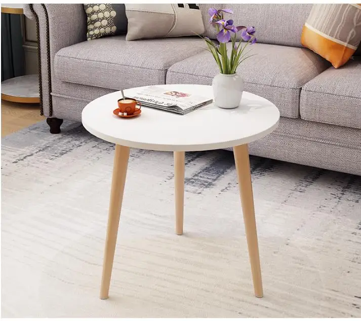 Офисный кофейный столик в скандинавском стиле для гостиной и дивана маленький