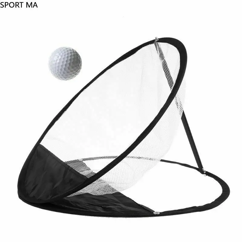 

Foldable Golf Hitting Cage Training Aids Indoor Outdoor Sports Golf Cage Swing Trainer Chipping Net Garden Golf Practice Net