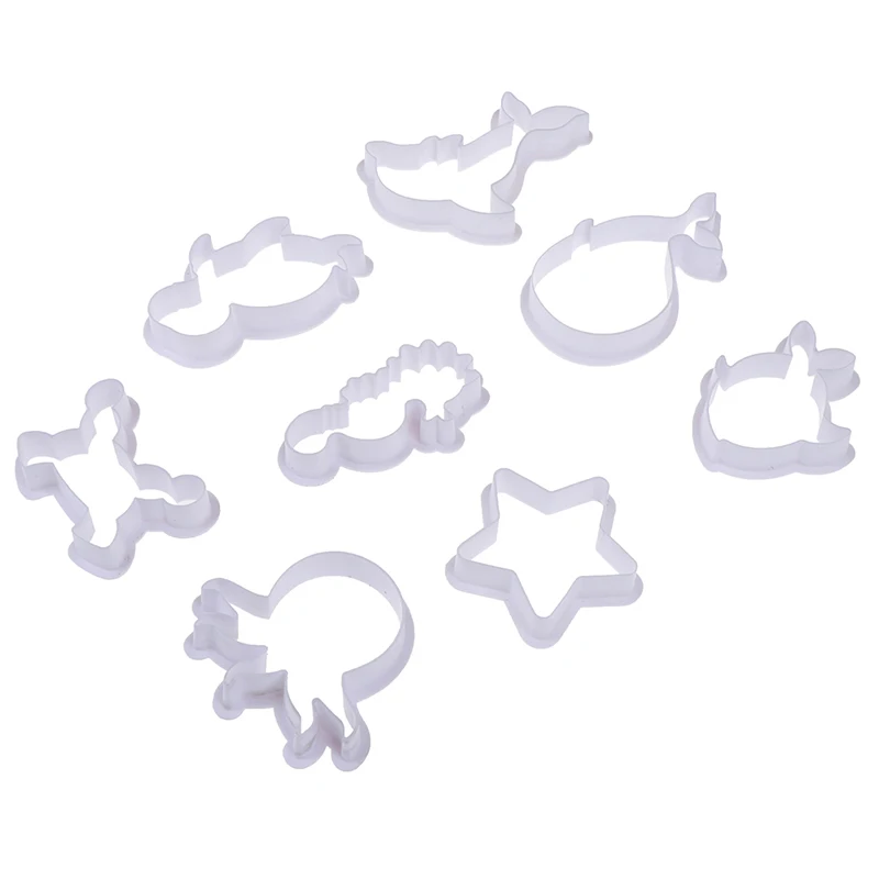 Мини-печенье для DIY Выпекать печенье Mold инструмент 8 шт./компл. морское существо