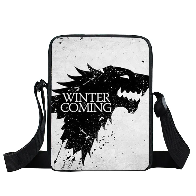 XKB-QLDYX47 Valar Morghulis сумка-мессенджер ночные часы мини сумка на плечо женские сумки Мужские Игры престолов детские школьные сумки детские сумки - Цвет: XKB-QLDYX47