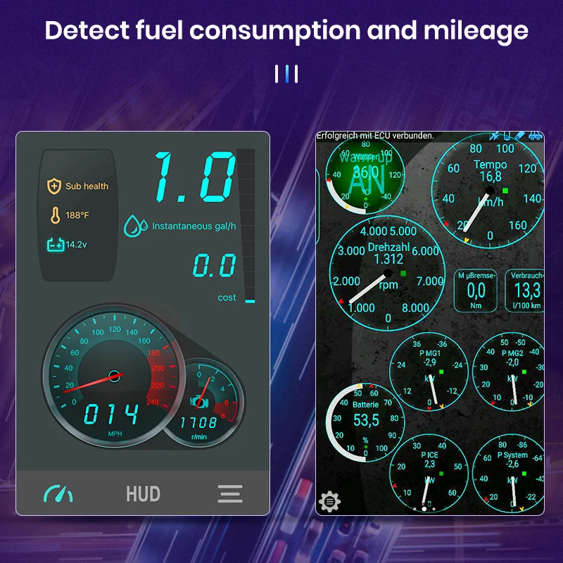 Junsun автомобильный OBD2 V1.5 ELM327 Bluetooth 4 0 Автомобильный диагностический сканер полный