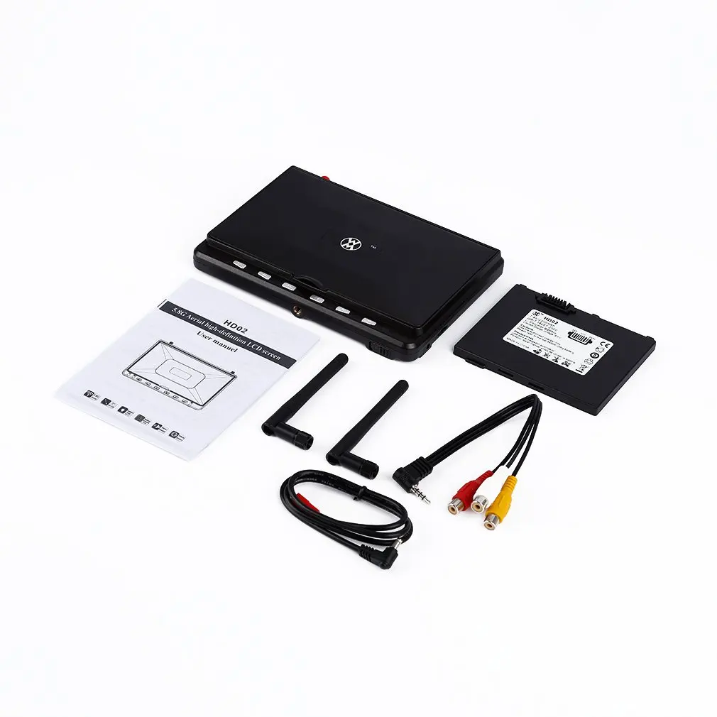 5 8 ГГц 40 каналов антенна Высокое разрешение ЖК дисплей Экран с DVR Функция|Детали и