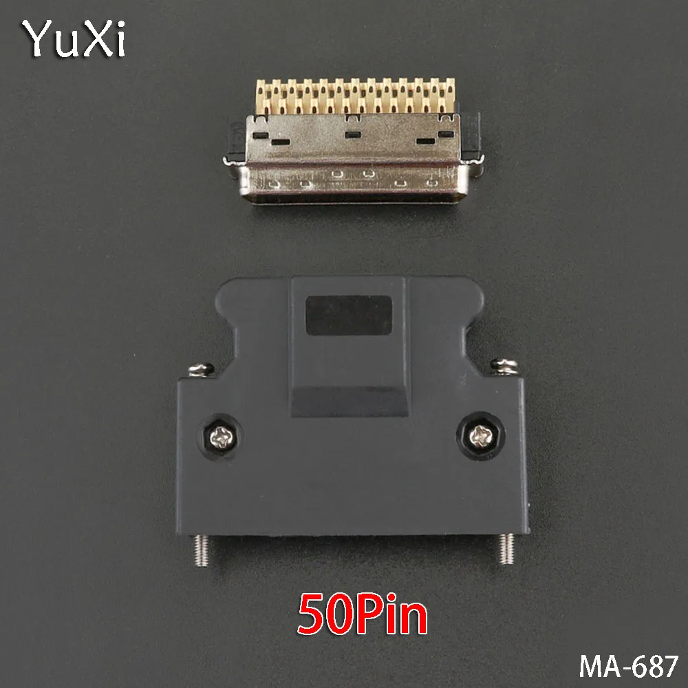 YuXi 5 шт./лот SCSI MDR 14/20/26/36/50pin Штекерный разъем для Panasonic Yaskawa Mitsubishi Delta Серводвигатель
