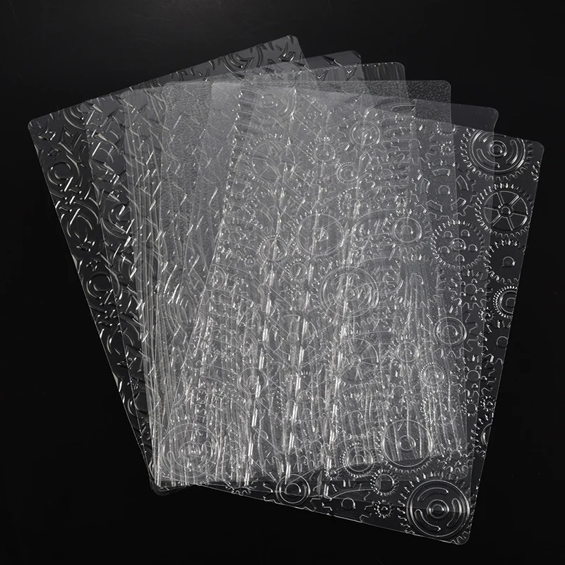 

Набор прозрачных форм для листов, 6 шт., декоративная текстура для торта, коврик для тиснения, форма для DIY торт с помадной глазурью, поделки и...