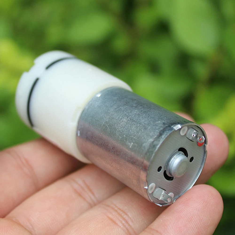 Миниатюрный воздушный насос с двигателем 370 постоянный ток 3-5 В 3 7 в