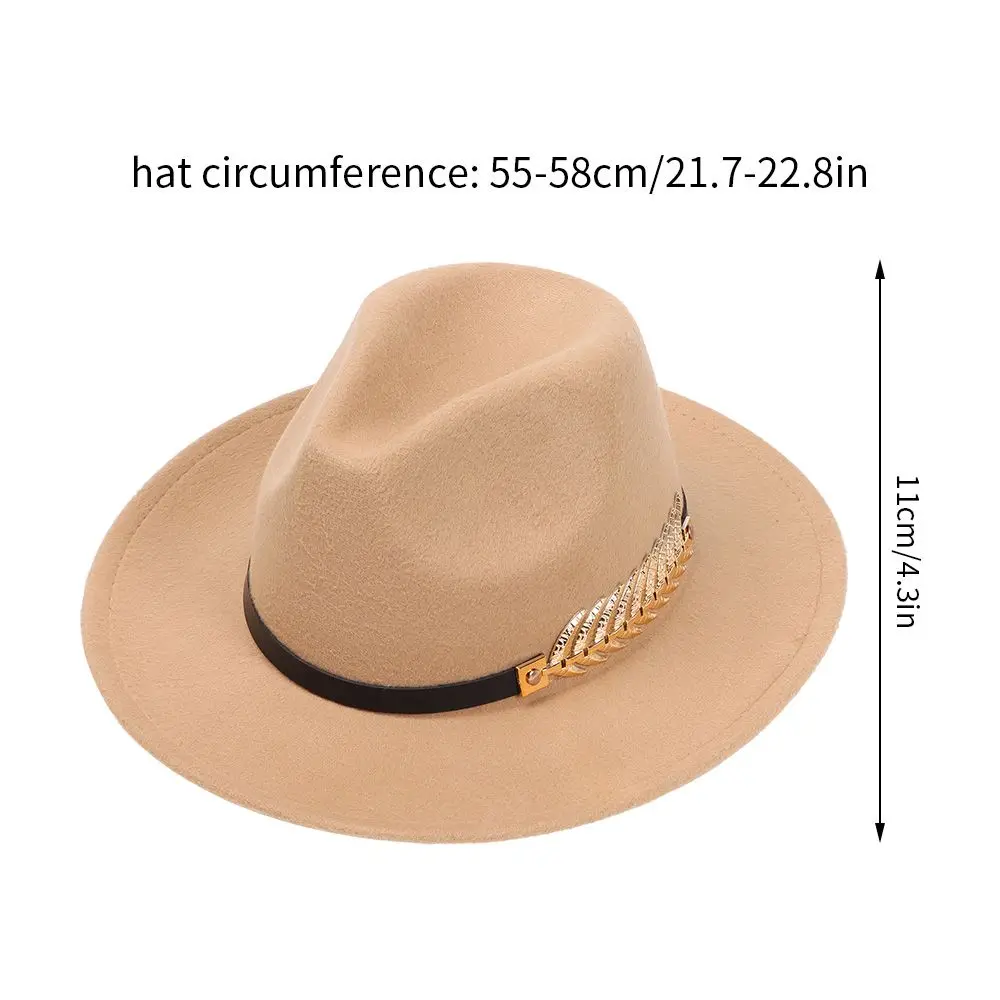 Шляпа фетровая из мягкой шерсти с широкими полями 4 цвета | Аксессуары для одежды