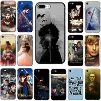 tv series merlin soft cases for iphone xs 11 11pro max xr x 6s 6 8 7 plus phone cover se 5s 5 2020 tpu shell printed funda coque