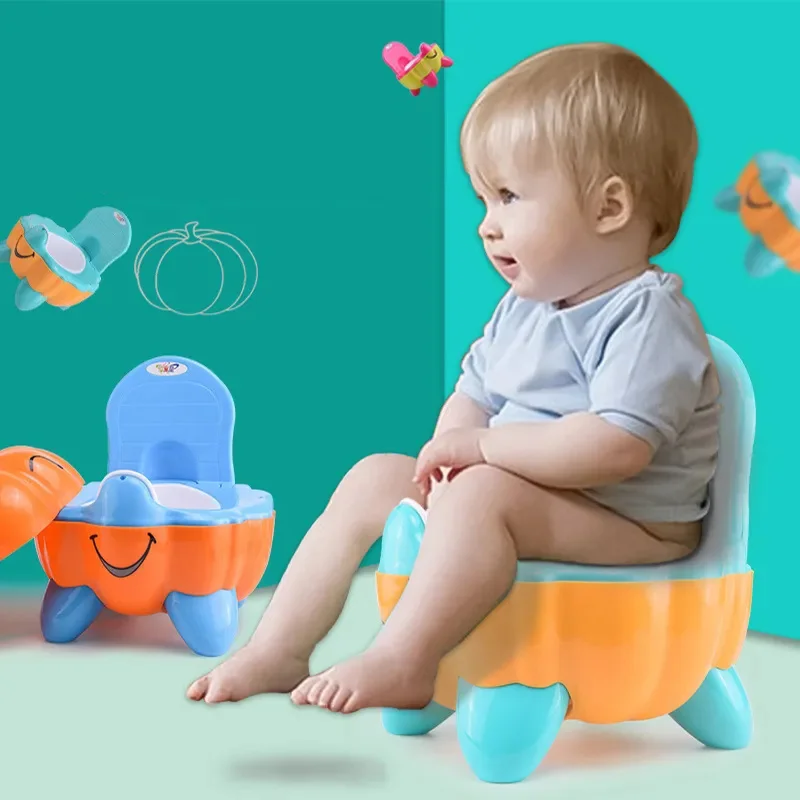 vender Bebê Dos Desenhos Animados Potty Toalete Assento Abóbora Pote De Plástico Portátil Carro Potty Cadeira Treinamento Pan Toalete Urinol Crianças Toalete