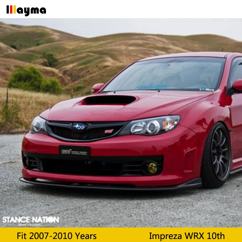 Передний бампер из углеродного волокна OEM для Subaru Impreza 10-2 5 R 2007 T WRX STI 2010- Стайлинг