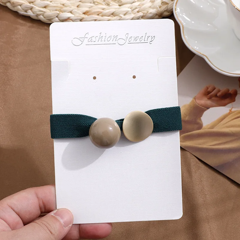 

100pcs / lot Korean version of cute hair curls hair accessories wide band women's headrope headrope adult hair rope wholesale