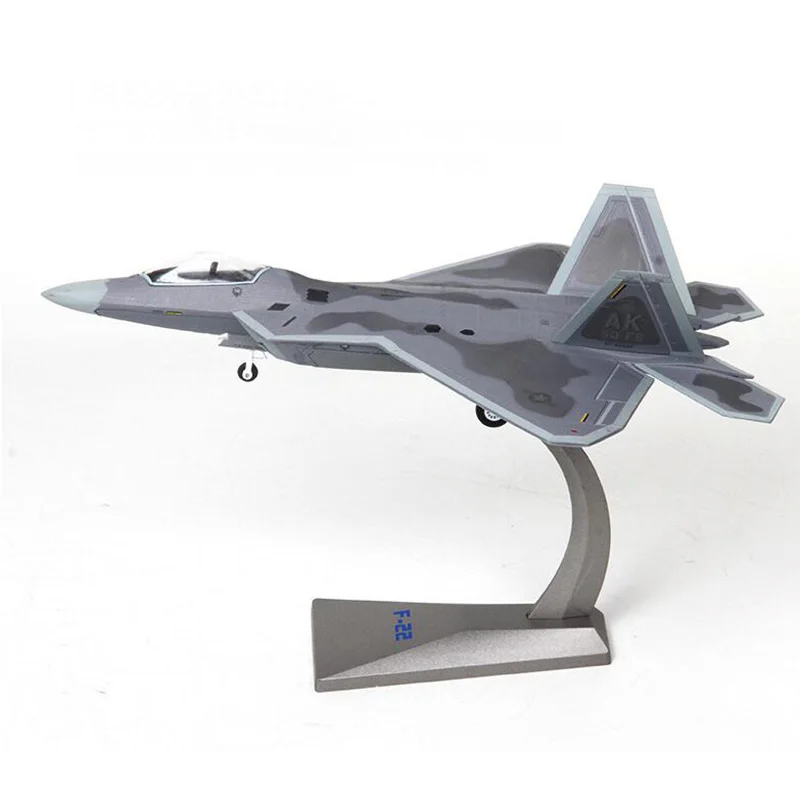 1/72 масштаб Американский военно-морской флот F22 Raptor fighter aircraft airplane модели для