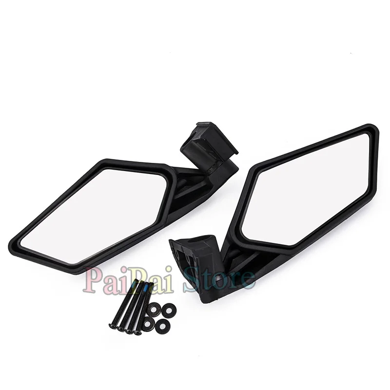 

Black Side View Mirror Racing Set 2017-2019 Can-Am Maverick X3