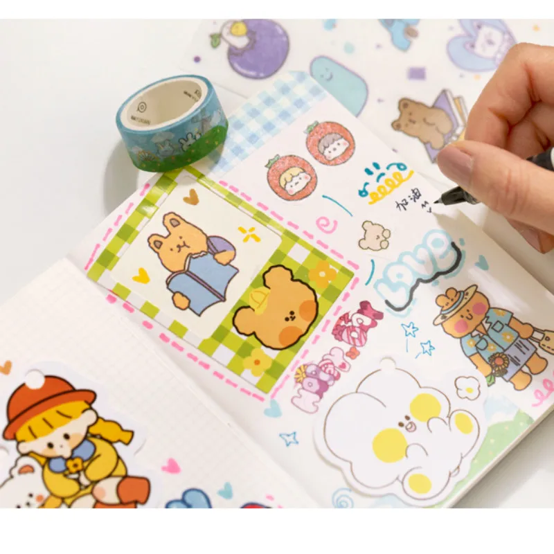 Kawaii ручная книга в комплекте Девочка Сердце Милая ins ветер инструмент полный