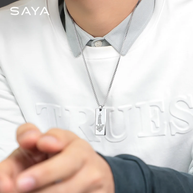 

Sporty High Polished Men Tungsten Carbide Pendants Engrave with 50/55cm Titanium Chain, Free Shipping, Engraving