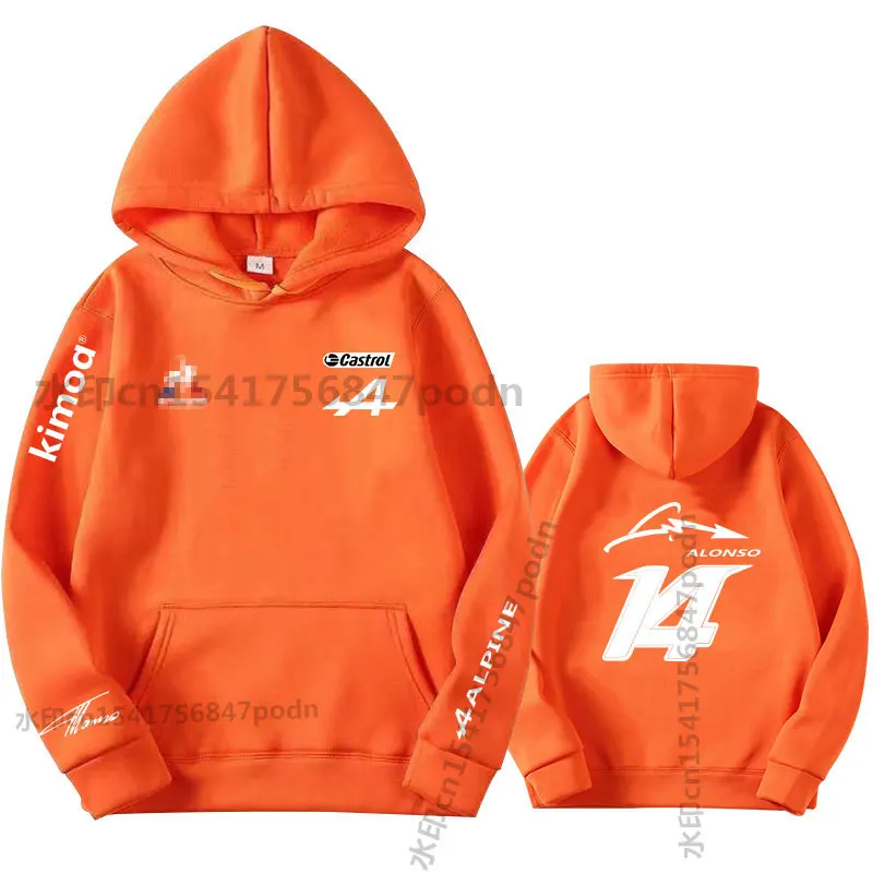 Летняя спортивная одежда для фанатов команды Formula One Racer Alonso F1 Alpine спортивный