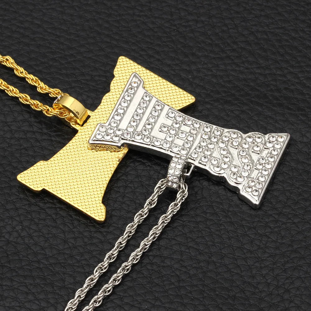 Стразы в стиле хип-хоп сверкающие квадратные Подвески ESSKEETIT ожерелье для мужчин