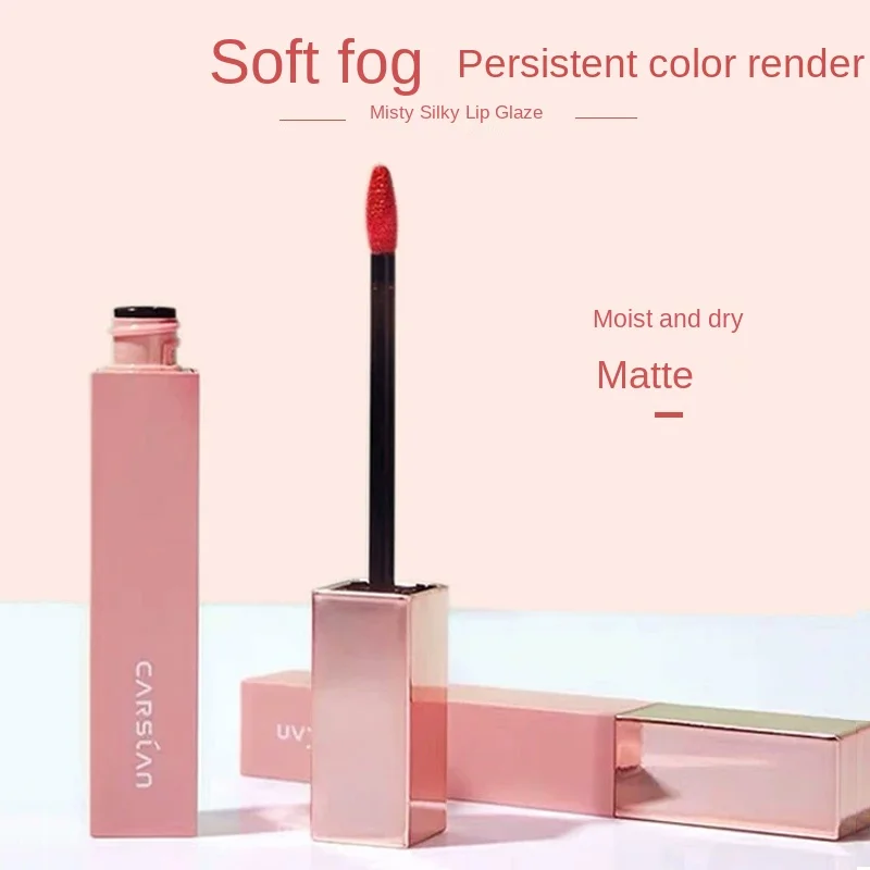 TT CARSLAN карслановый лак для губ недорогая невыцветающая помада на чашке камея