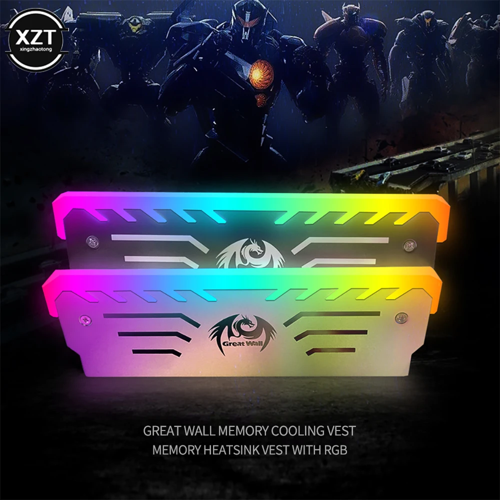 3pin RAM охлаждающий жилет 256 RGB цвет Кулер Радиатор ЦП кулер Алюминиевый радиатор