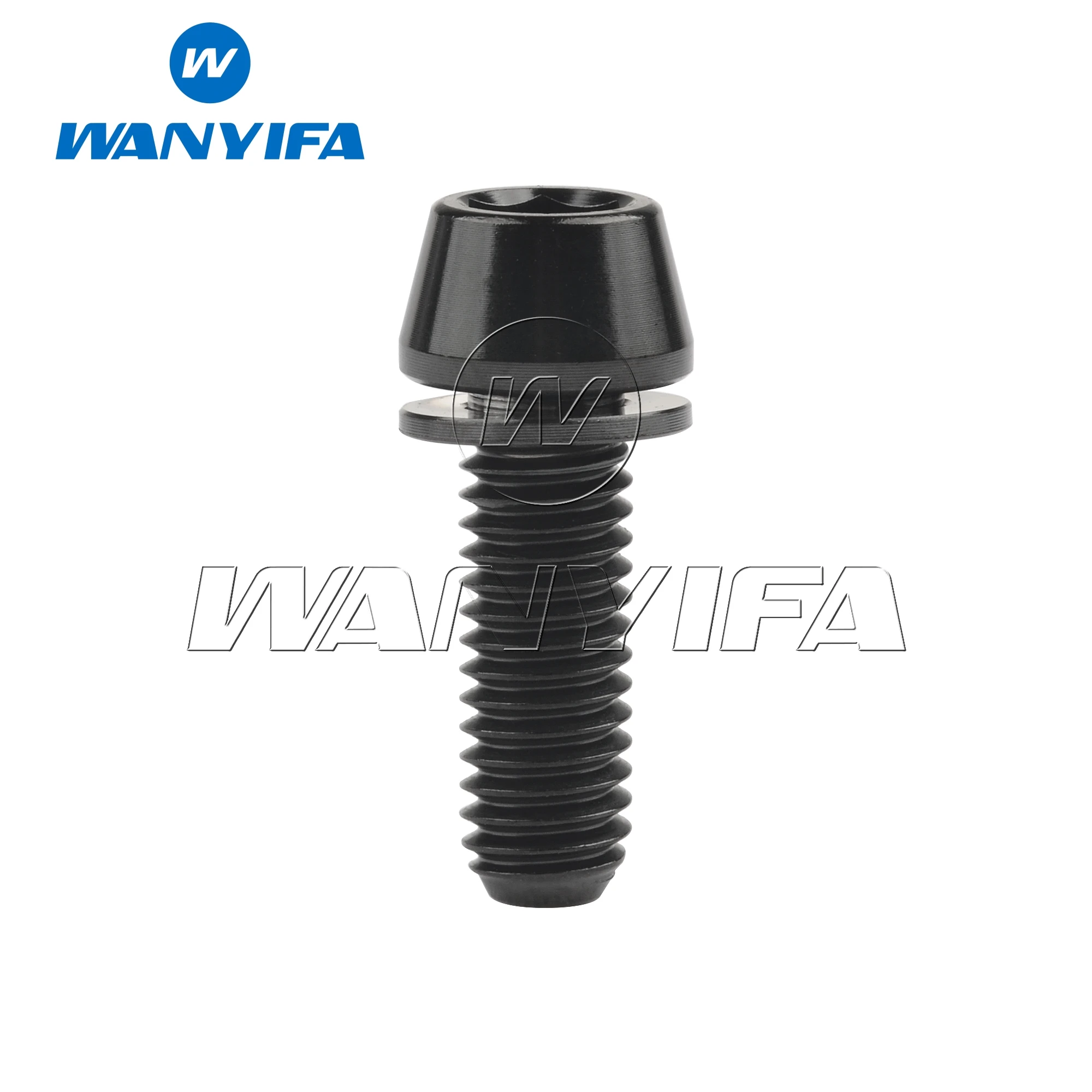 Титановый болт Wanyifa M6x16 18 20 мм конический шестигранный с шайбой | Обустройство