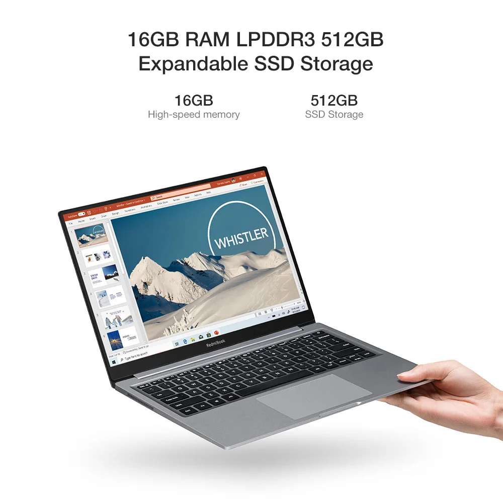 Ноутбук Xiaomi RedmiBook Air 13 3 дюйма I7 / I5 8 ГБ 16 ОЗУ 512 SSD WiFi 6 2560 * 1600 Высокое разрешение 10-й