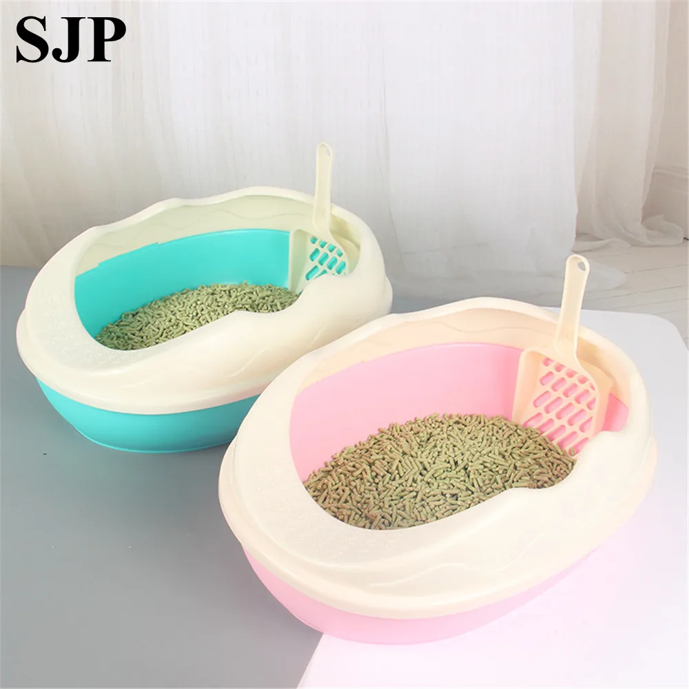 Фабрика прямой ящик для мусора полузакрытый кошачий Туалет большой кот горшок